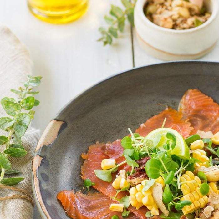 Powerfood with Smoked Salmon & Corn - Brookfarm