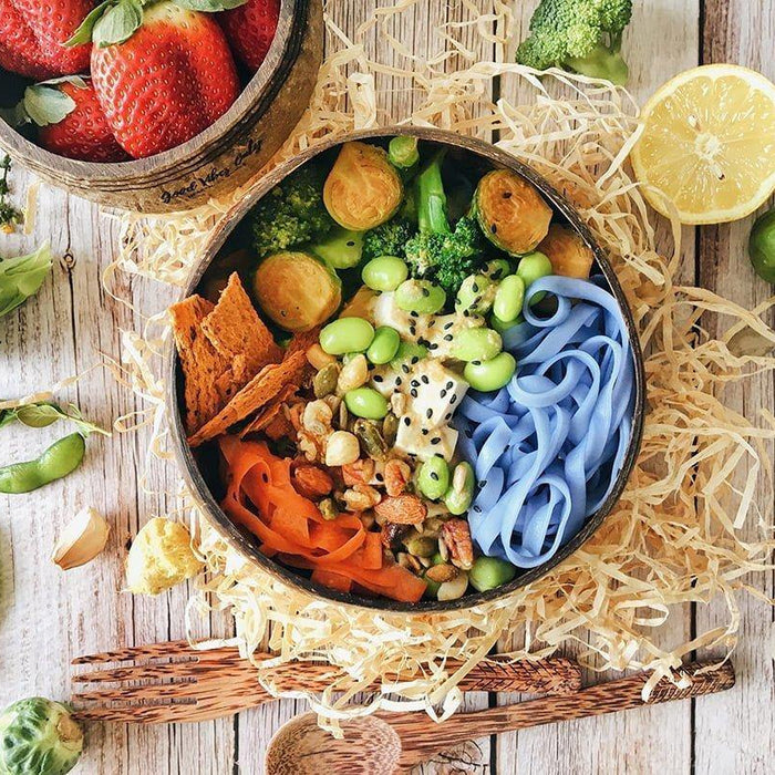 Noodle Bowl with Sesame Ginger Dressing - Brookfarm