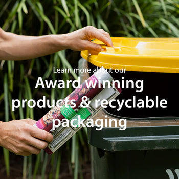 Learn more about our award winning products & recyclable packaging