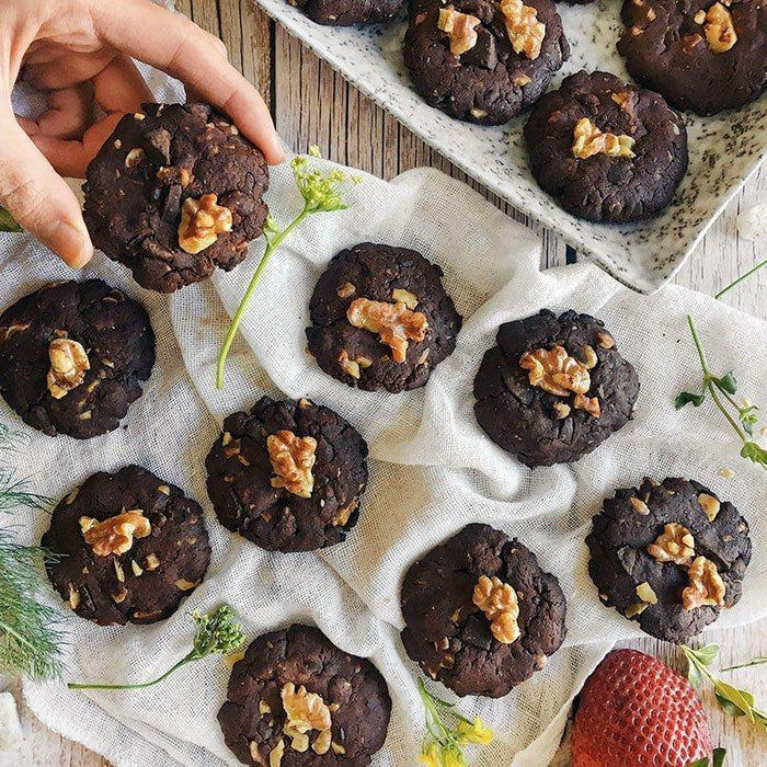 Choc Chip Walnut Cookies - Brookfarm