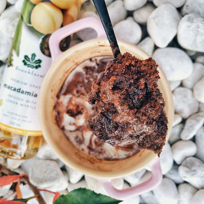 Choc Coffee Mug Cake - Brookfarm