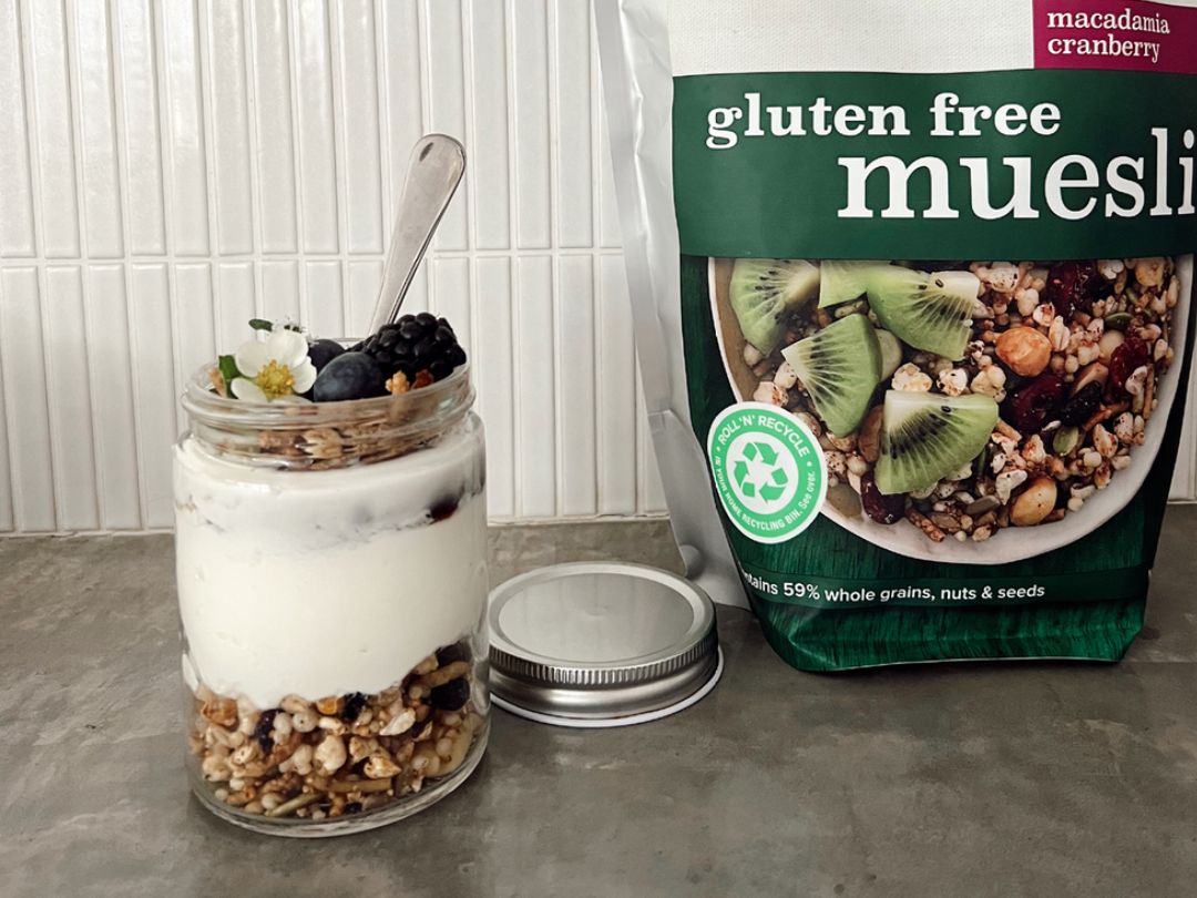 Gluten Free Yoghurt Breakfast Jars