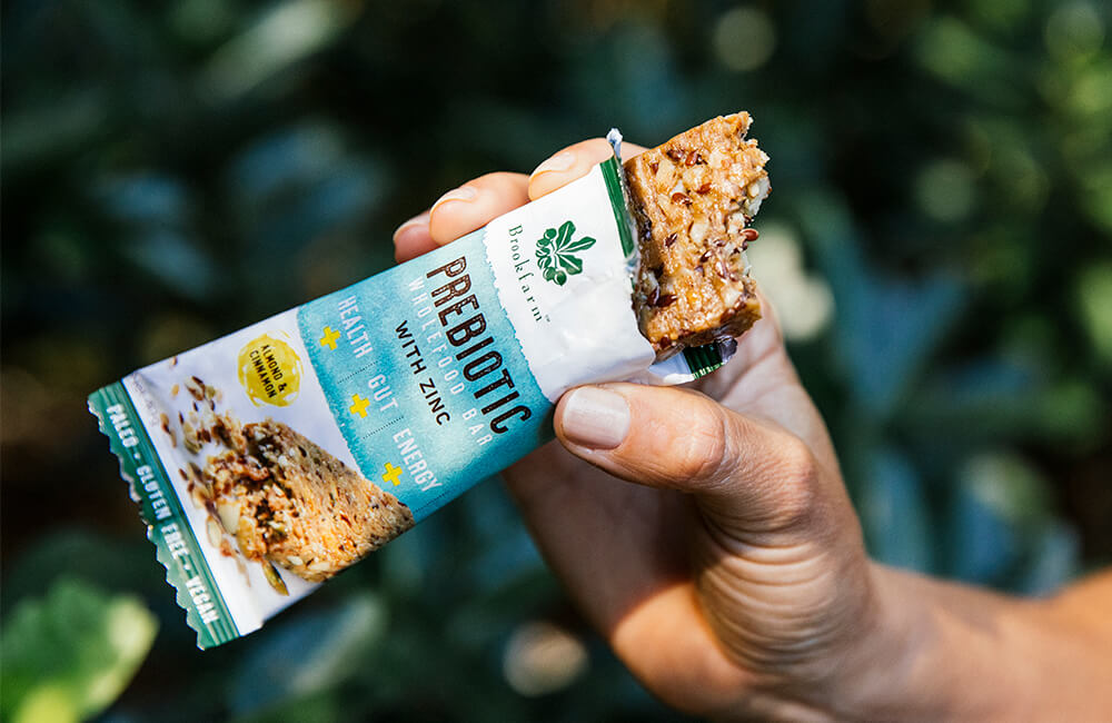 Prebiotic Wholefood Bar in packet